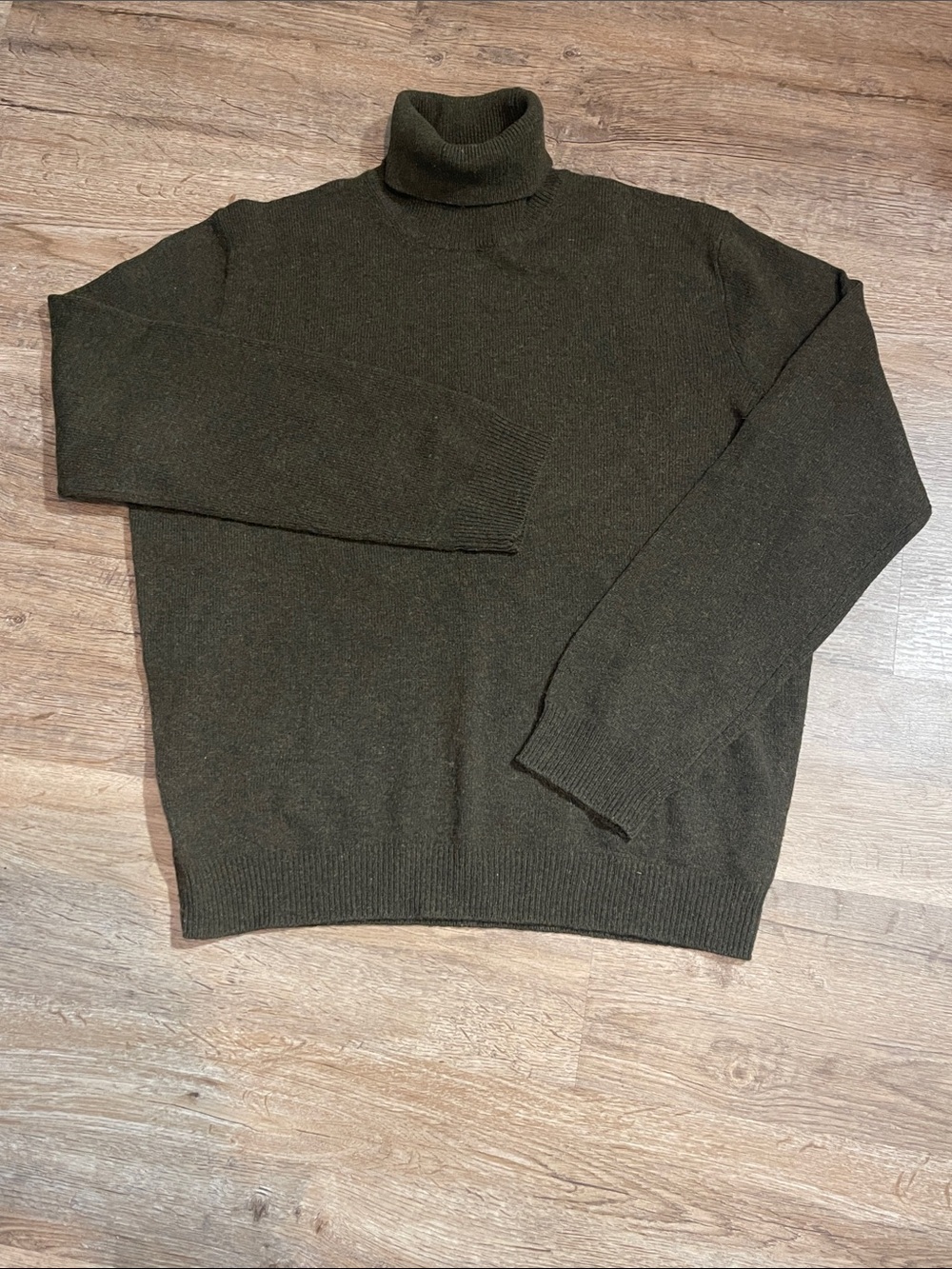 Vintage 90s J.Crew 100% Lambswool Knit Sweater Size L
